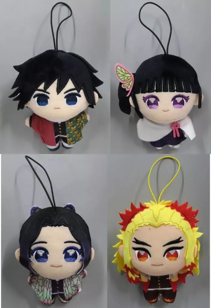 中古】ぬいぐるみマスコット・ぬいぐるみバッジ 全4種セット ぬい
