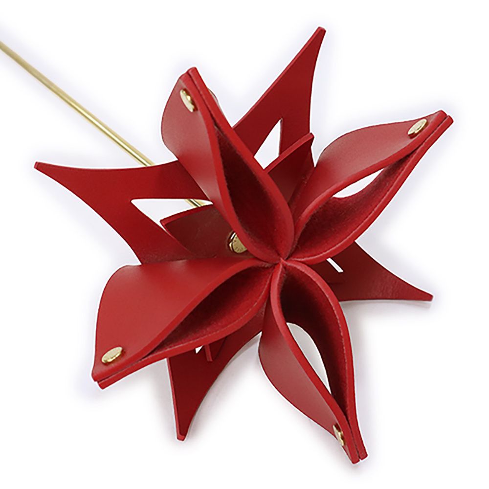 ルイ ヴィトン GI0331 オリガミ フラワーズ アトリエ オイ Origami Flowers by Atelier Oi 花 オブジェ レザー 牛革 リップスティック レッド その他雑貨 ゴールド金具 LOUIS VUITTON（中古） ルイ ヴィトン GI0331 オリガミ フラワーズ アトリエ オイ Origami
