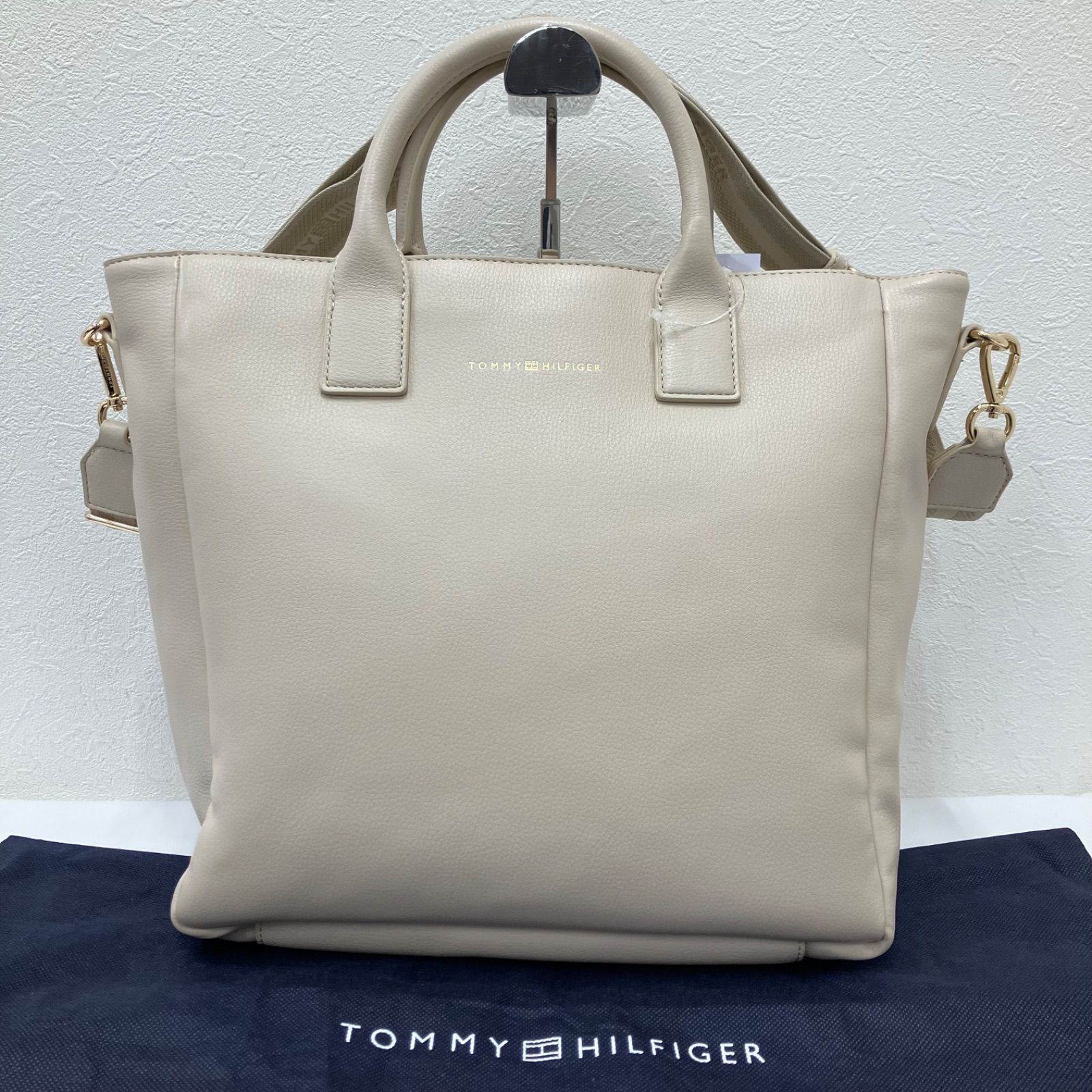 5326【良品】 TOMMY HILFIGER トミーヒルフィガー ハンドバッグ 2way 
