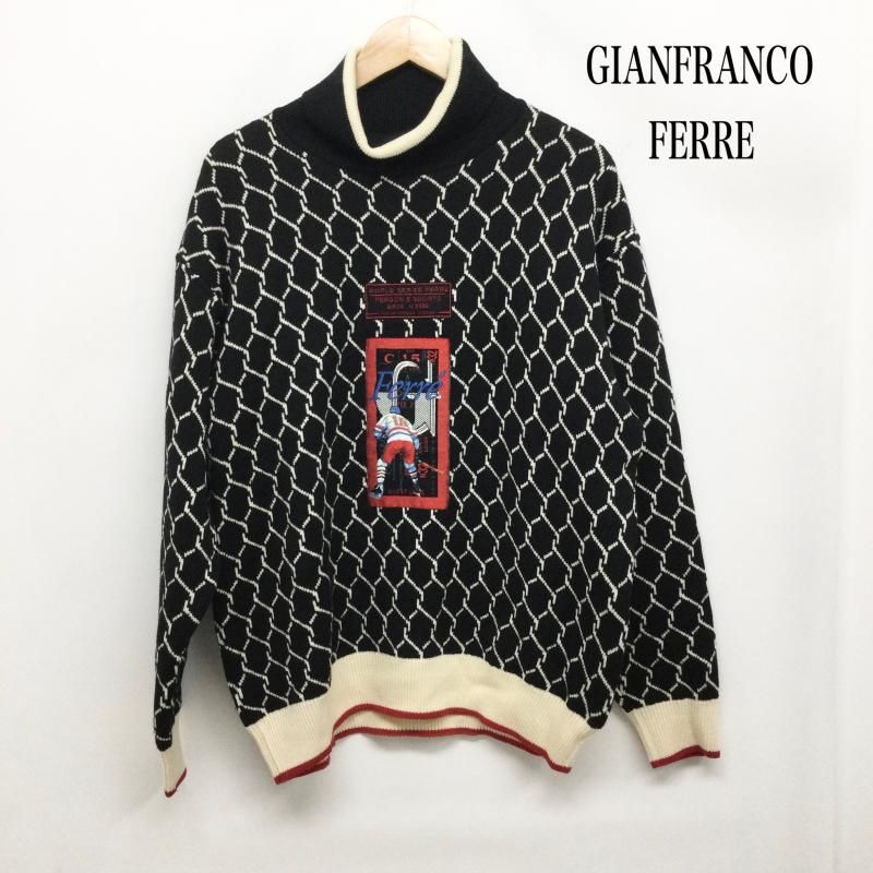 ジャンフランコフェレ gianfranco ferre ニット タートル　ホッケー メンズ 46 ISItems【USED】【古着】【中古】50161853