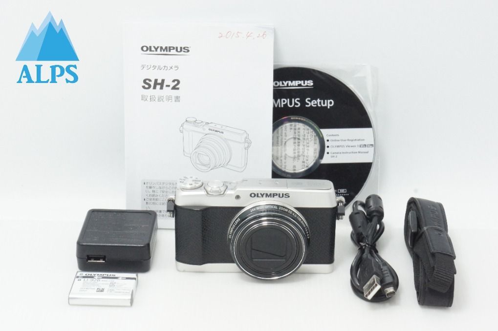OLYMPUS オリンパス STYLUS SH-2 コンパクトデジタルカメラ シルバー
