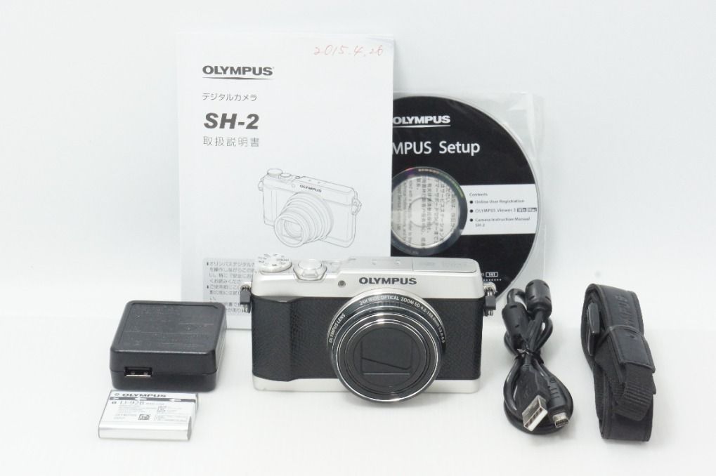 OLYMPUS オリンパス STYLUS SH-2 コンパクトデジタルカメラ シルバー