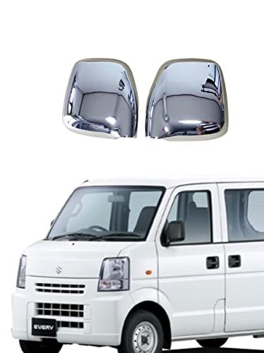 ノーブランド エブリイバン DA64V ドアミラー サイドミラー ドア サイド ミラー カバー エブリー メッキドアミラーカバーts 68f1d0c0