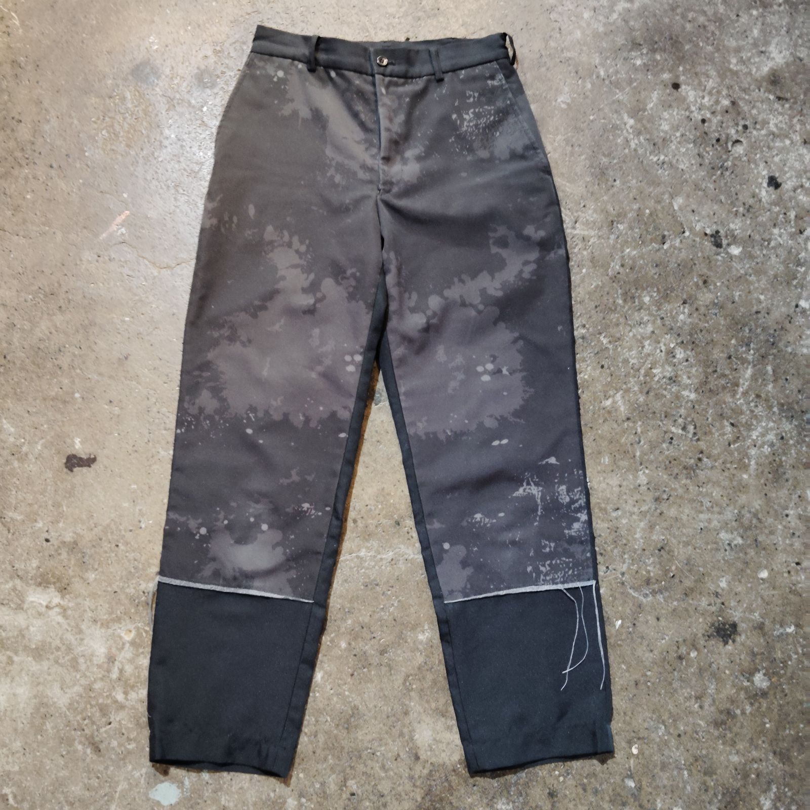 BLACK COMME des GARCONS 2018aw プリント加工 パンツ スラックス 