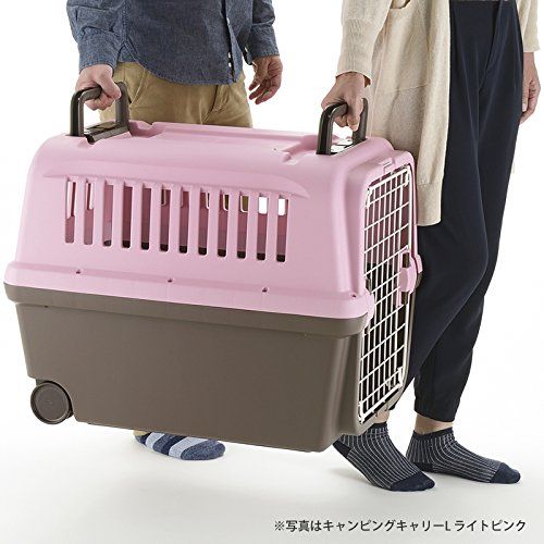 リッチェル キャンピングキャリー 大型犬 ダークブラウン XL サイズ