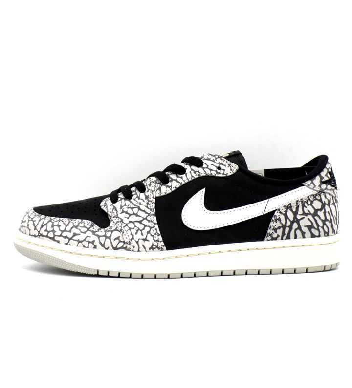 ナイキ NIKE 【 AIR JORDAN 1 LOW OG BLACK CEMENT ELPHANT CZ0790 001