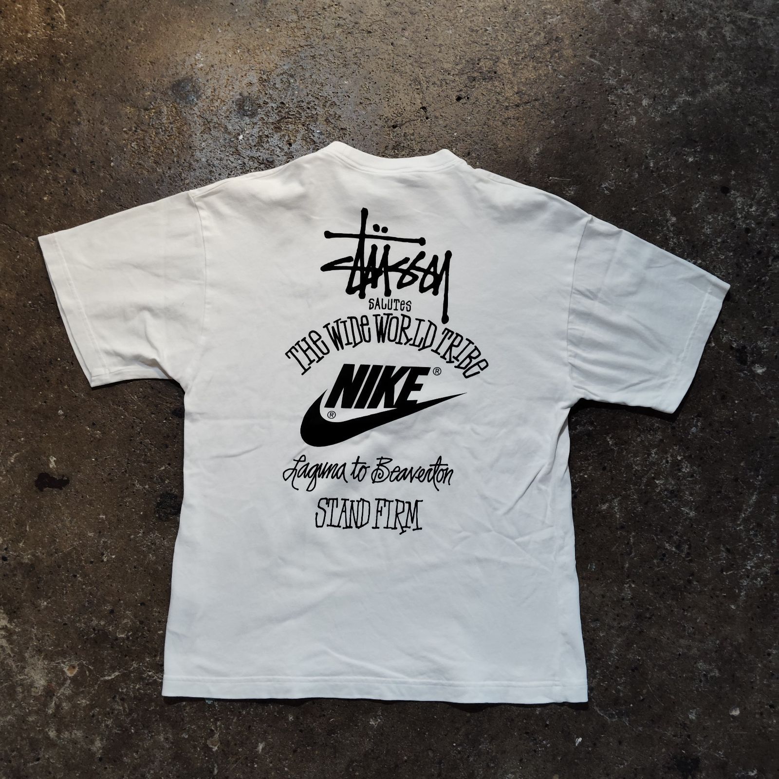 NIKE × STUSSY 23SS 半袖カットソー ホワイト S ナイキ ステューシー DV1774-100