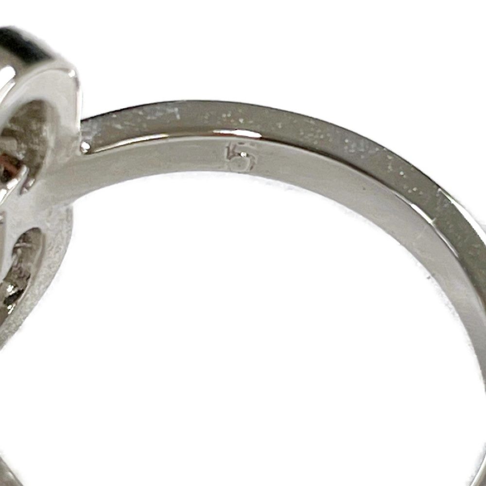中古】【箱付き】 Dior ディオール メタル ラインストーン ハートロゴ
