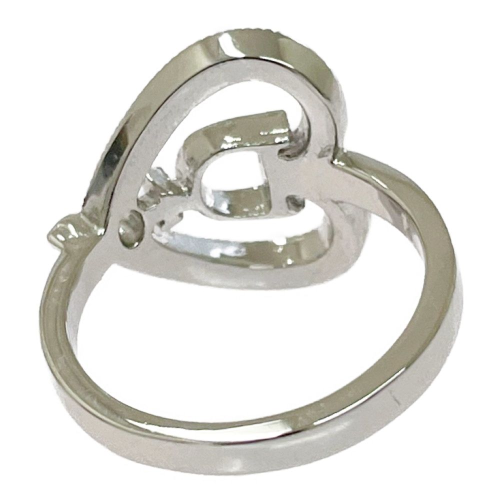 中古】【箱付き】 Dior ディオール メタル ラインストーン ハートロゴ