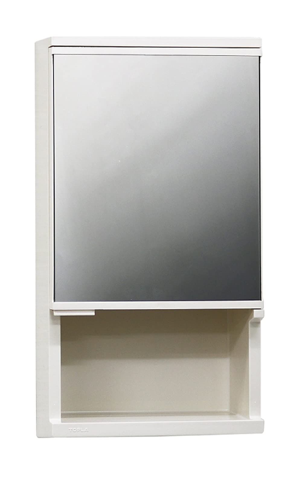 人気商品東プレ(Topre Corporation) ミラーキャビネット収納 縦50×横27×奥行12cm アイボリー TW-T300