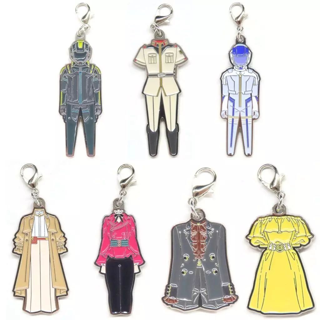 【中古】キーホルダー 全7種セット 「機動戦士ガンダム 閃光のハサウェイ キルケーの魔女 トレーディング衣装メタルチャーム」 劇場グッズ