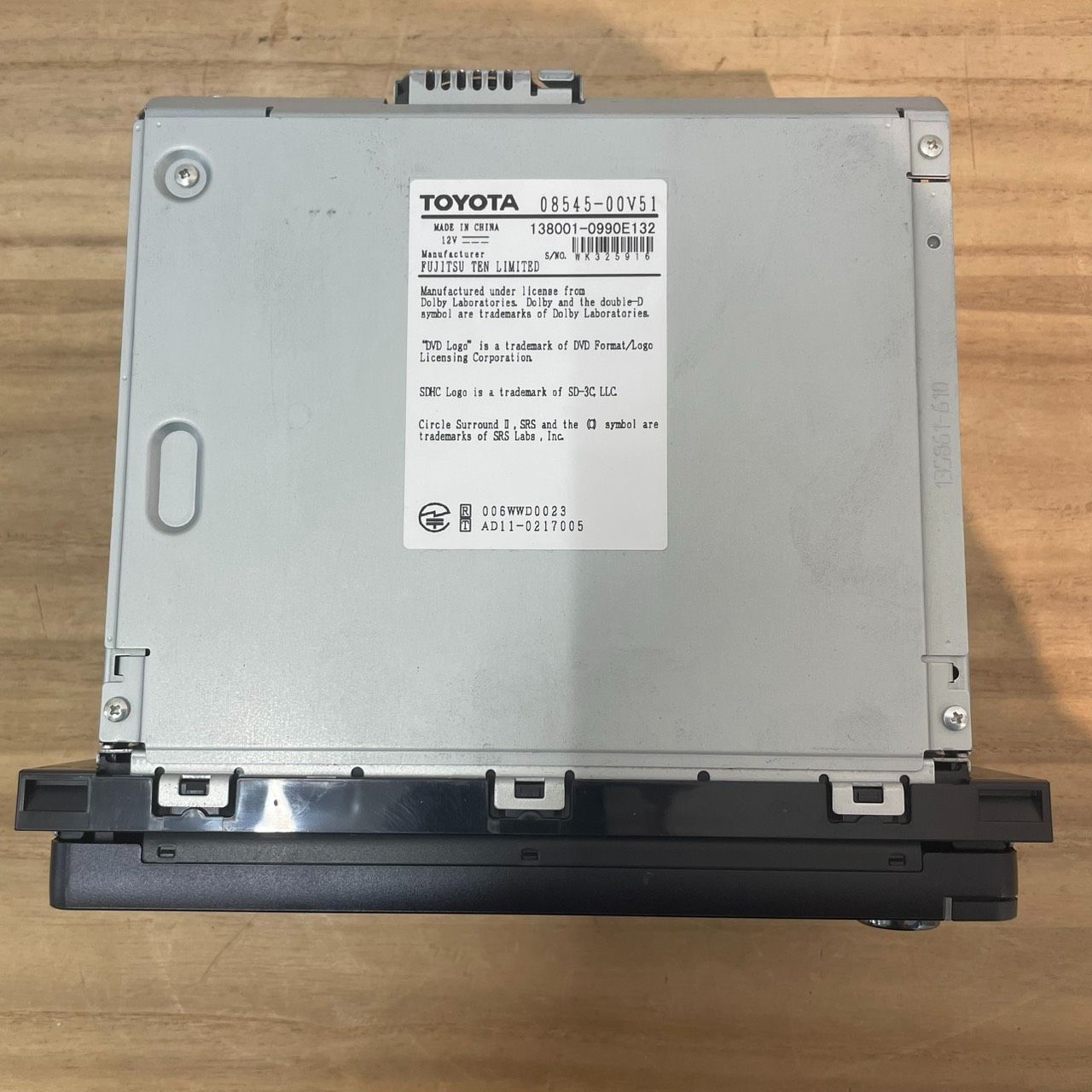 成】TOYOTA NSZT-W62G トヨタ 純正メモリーナビ カーナビ フルセグ DVD