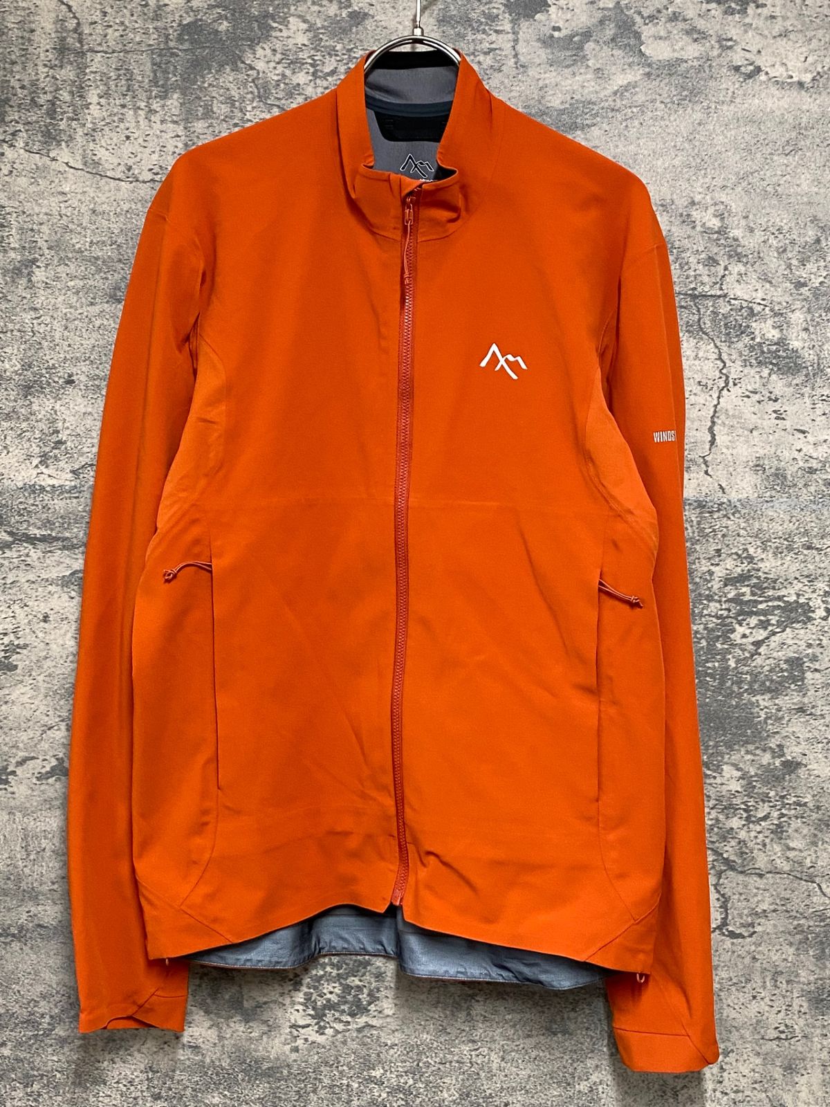 KF378 セブンメッシュ 7MESH 長袖 ウインドブレイカー オレンジ S WINDSTOPPER