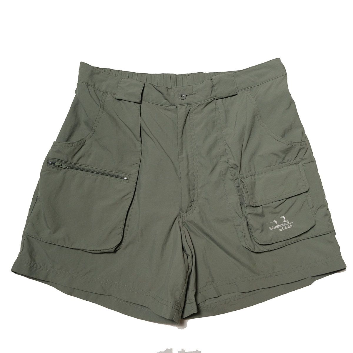 90's 00's カベラス Cabela's ナイロン ブッシュ ショーツ (L) ダークセージグリーン系 ショーツ 90年代 旧タグ オールド アウトドア アメリカ古着 USED ビンテージ ヴィンテージ