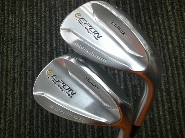 中古 ウェッジ エポン 210KGX 52.58 2本セット/N.S.PRO MODUS3 SYSTEM3TOUR 125/S/52.58[3847]■博多