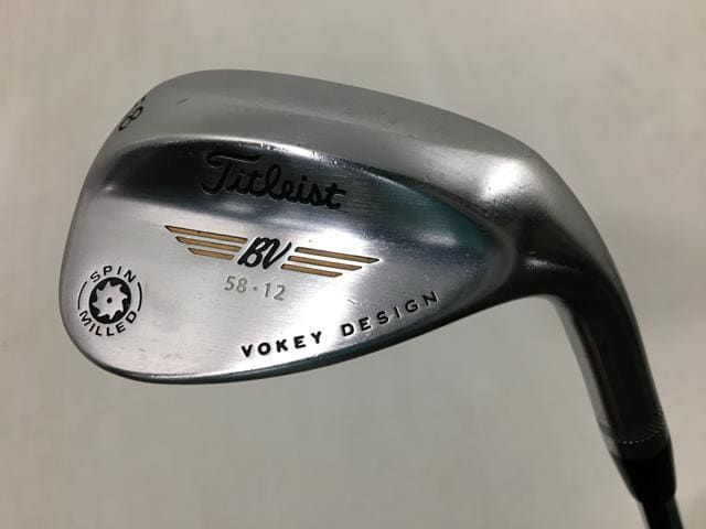 A bargain! [Used Golf Club] Titleist Bokei Wedge Spin Milled 2009 (Nickel Chrome) 58.12 NS Pro 950GH SW
