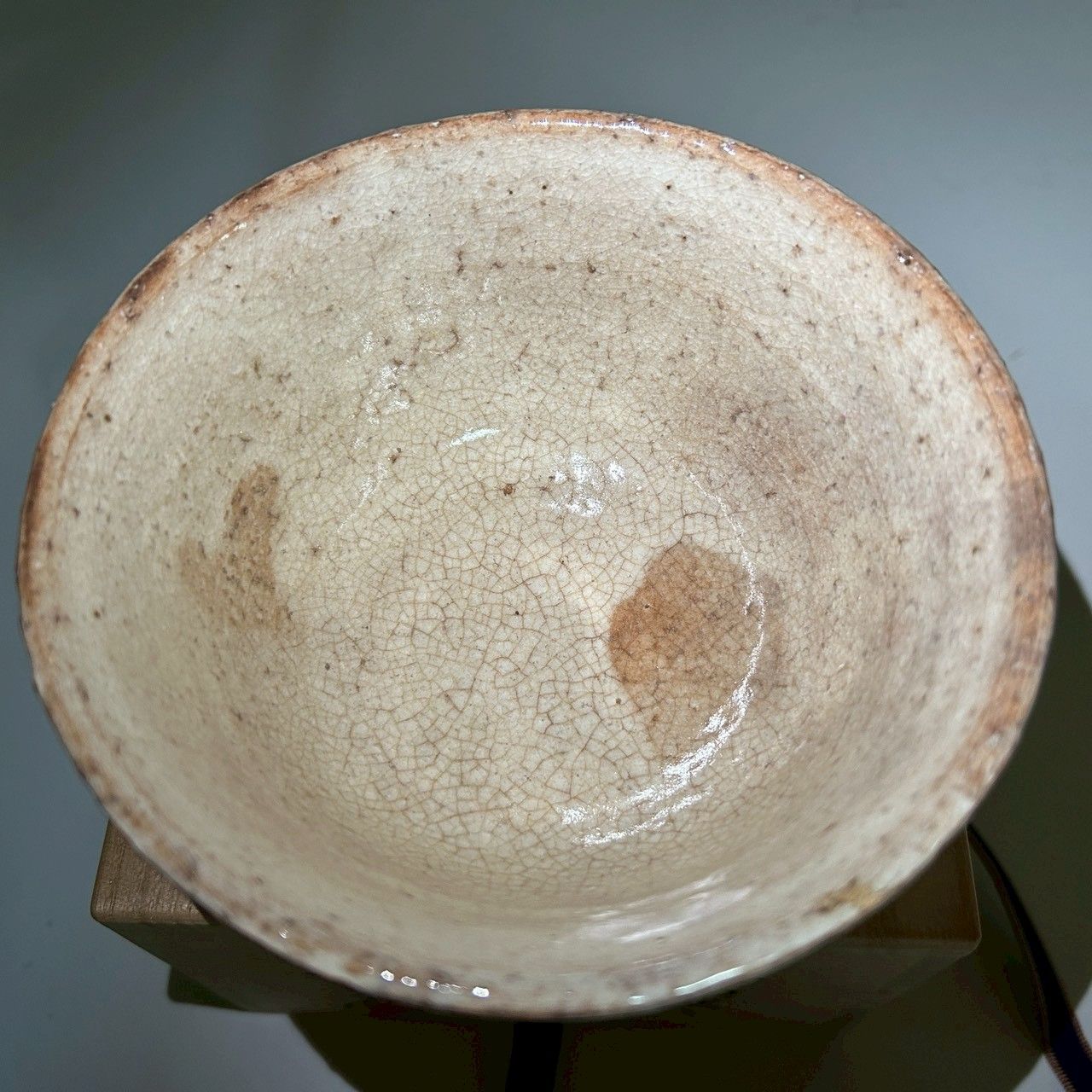 茶道具】志野茶碗 大萱窯 共箱付 抹茶碗 茶器【stage-13】 - メルカリ