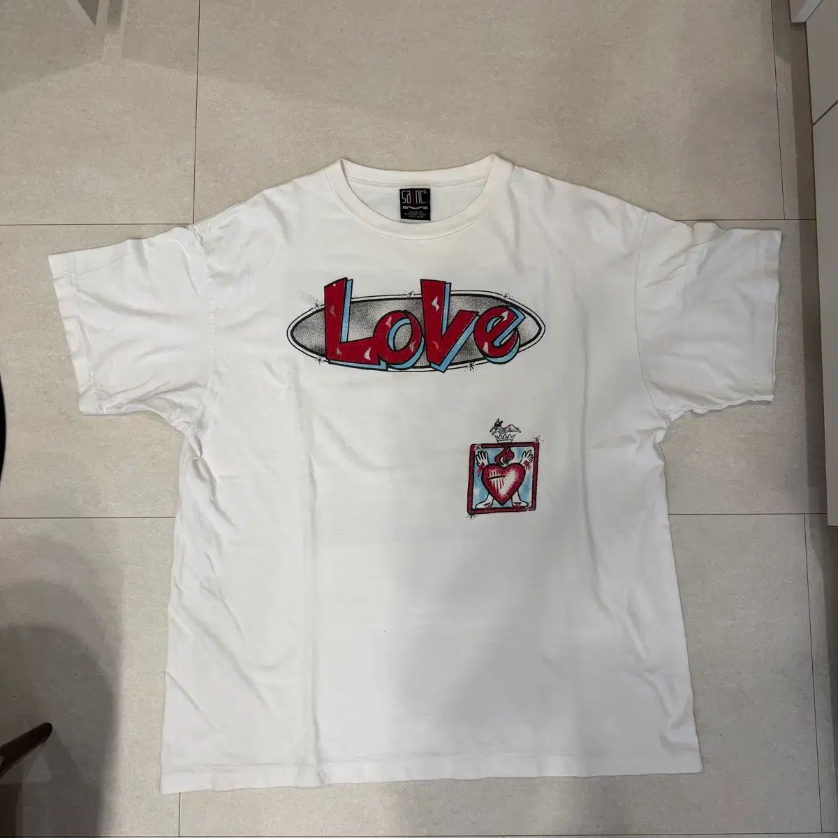 XXL SAINT MICHAEL(セント マイケル) LOVE Tシャツ