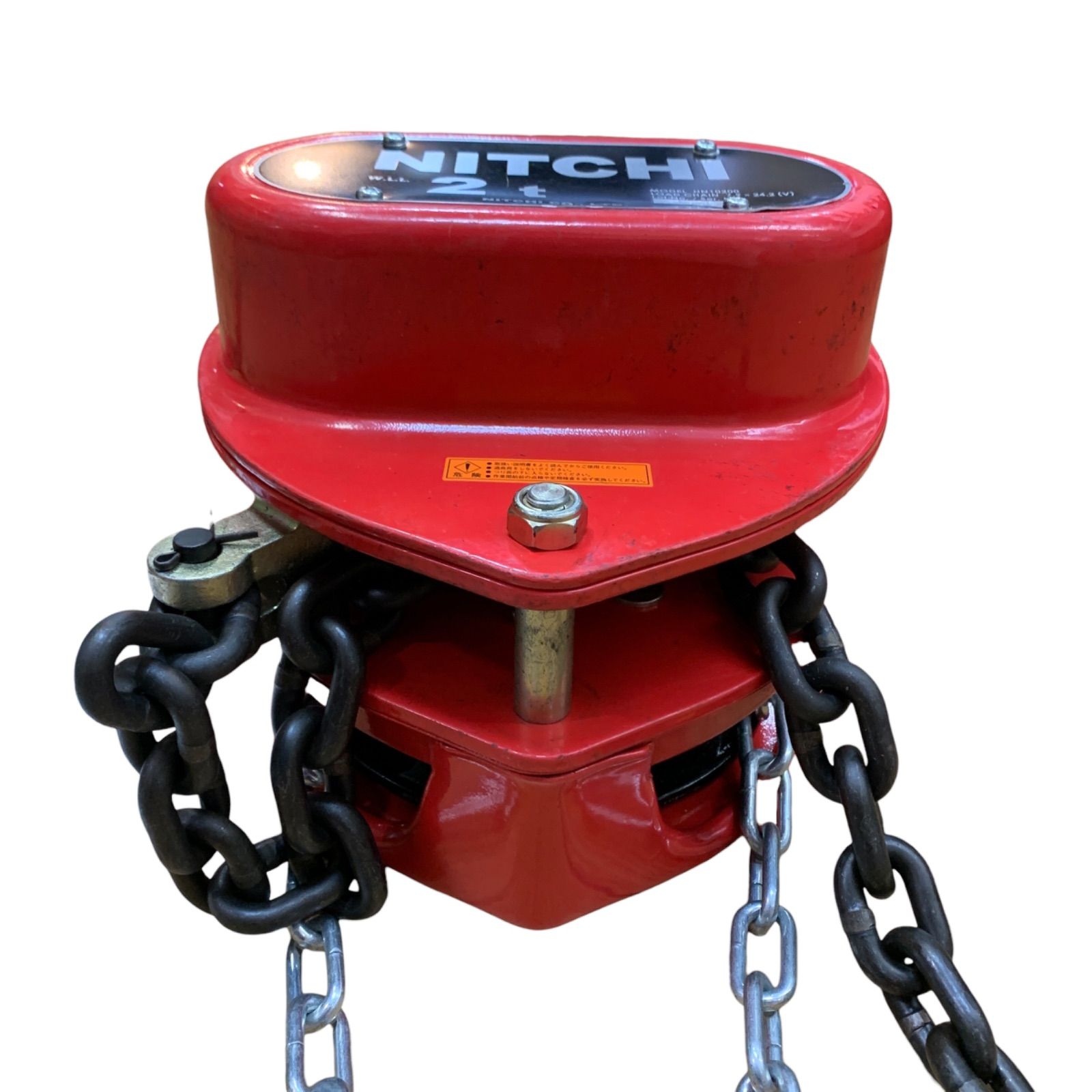 NITCHI ニッチ チェーンブロック 2.0t HN10200 中古 M80623-4 NITCHI ニッチ チェーンブロック 2.0t HN10200 中古 M80623-4
