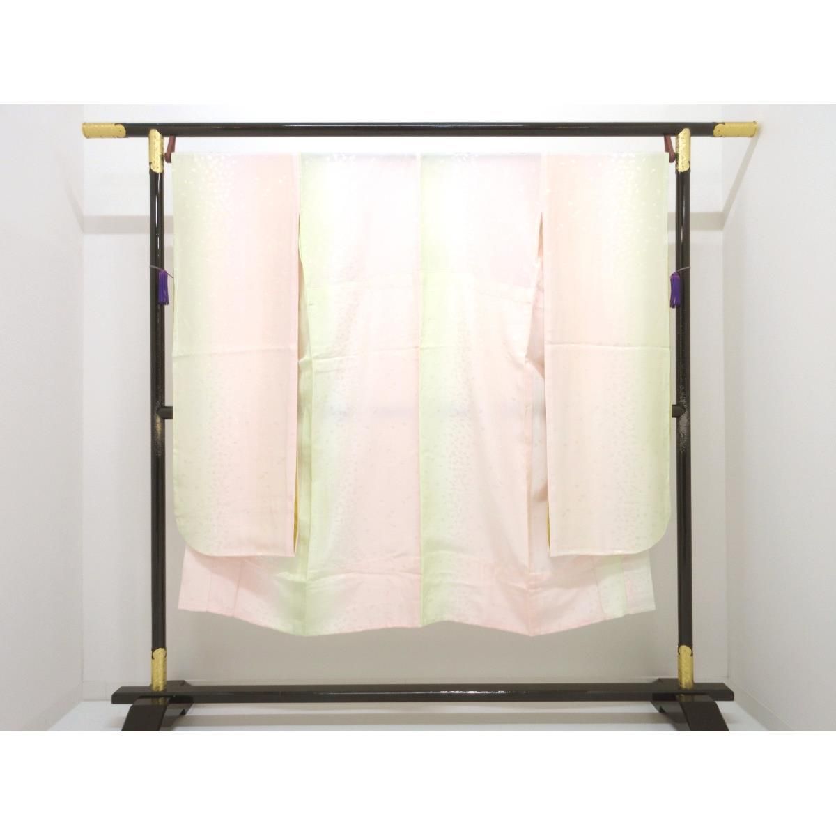 長襦袢　振袖　ボカシ染