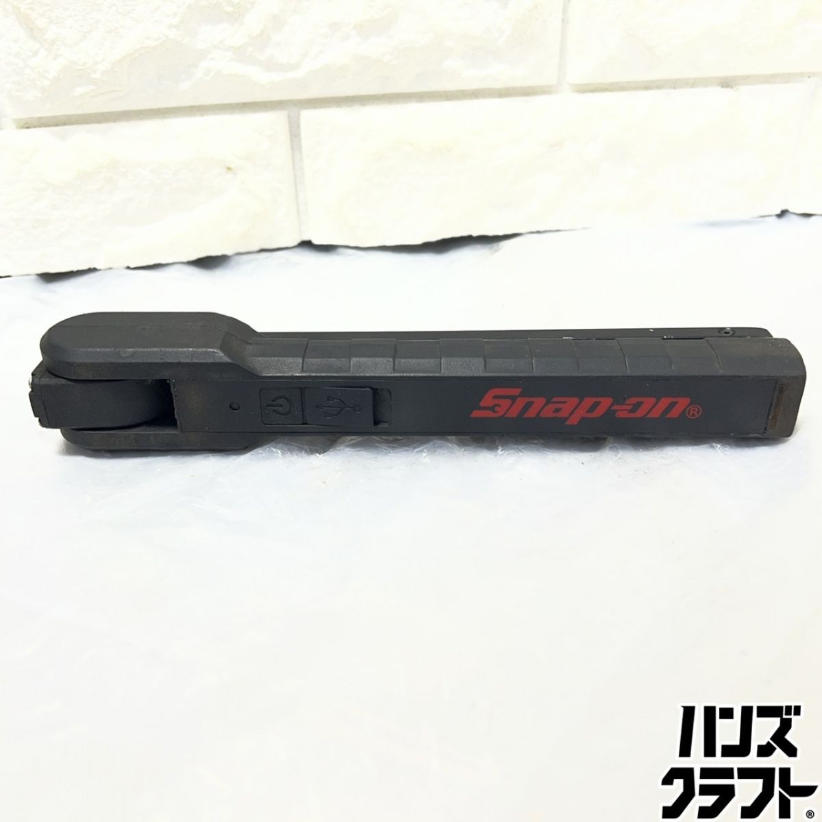 ▽【中古】Snap-on ECARL032BLK 500ルーメン デュアルサイドミニフレックスライト ブラック 本体のみ スナップオン【山口下関店】