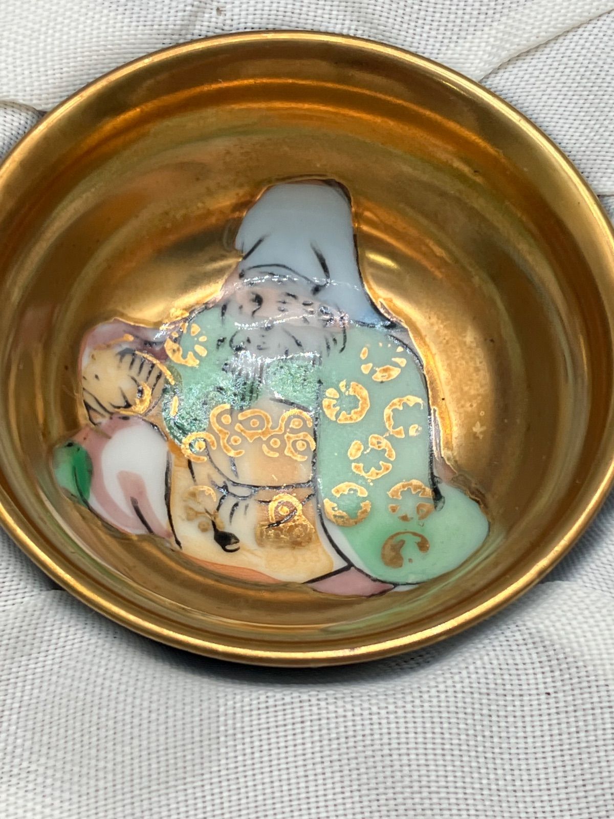 九谷焼 七福神 お猪口 金箔伝統工芸品 縁起物 7個組 - メルカリ