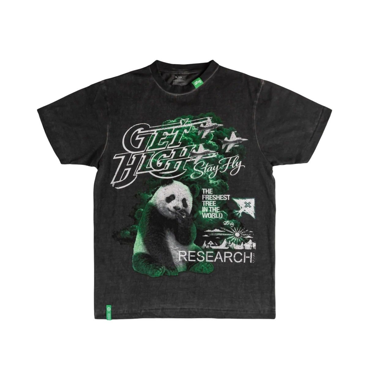 LRG PANDA SMOKE TEE [oil wash] l4ltmssxx エルアールジー 半袖Tシャツ