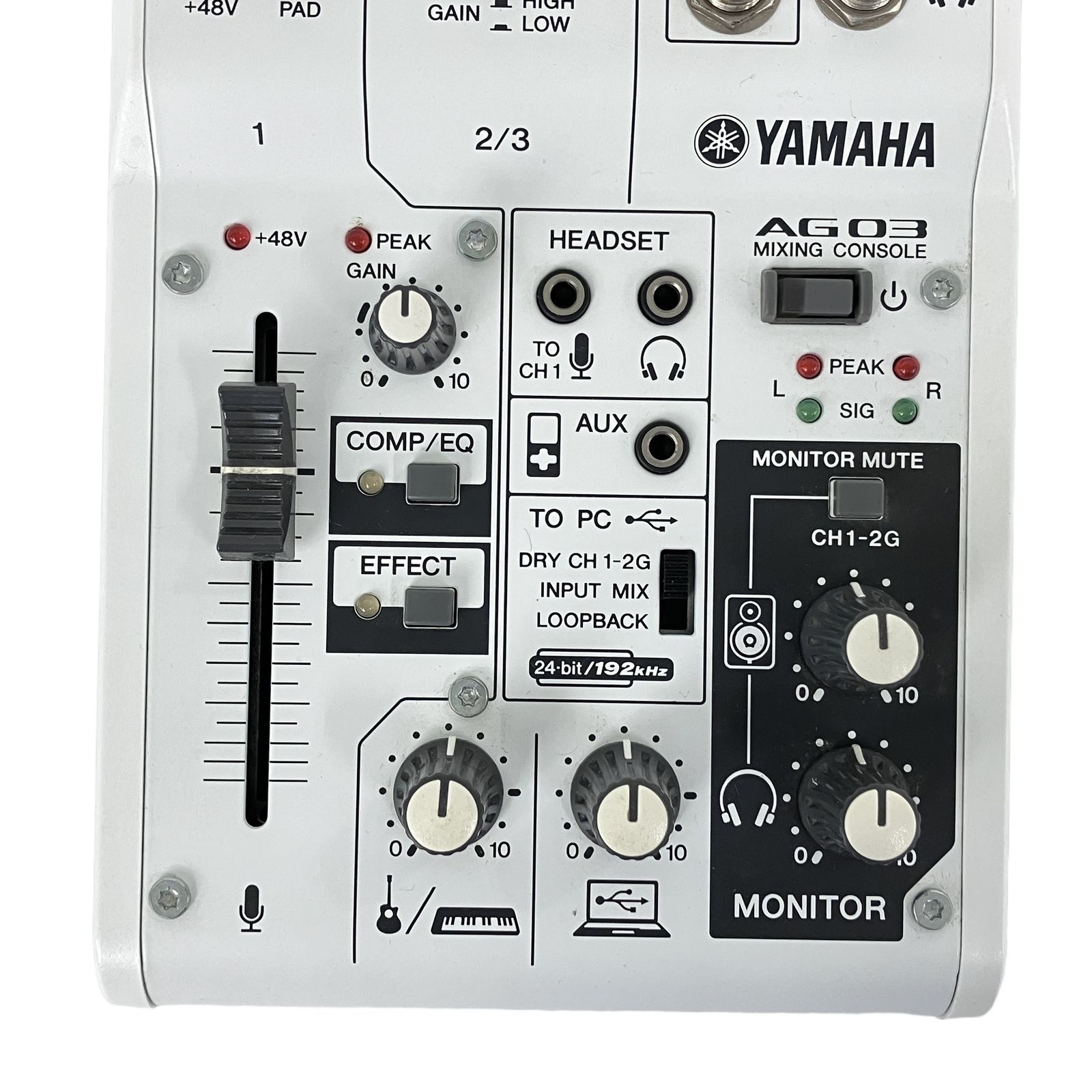 YAMAHA AG03 ストリーミング ミキサー ヤマハ 音響機器 中古 Y11374025