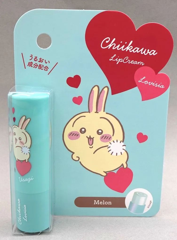 [중고] 화장품/위생용품 래빗 하트 시리즈 립밤 '작고 귀여운 치이카와 썸씽x LOVISIA'