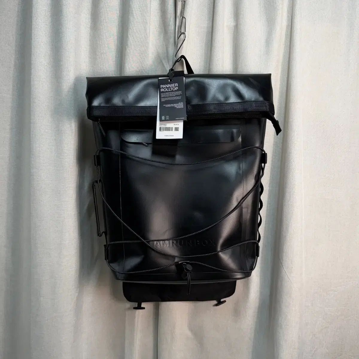 新品 アイ・アム・ラン・ボックス・パニア・ロールトップ・防水・ランニング・バックパック (22-30L)