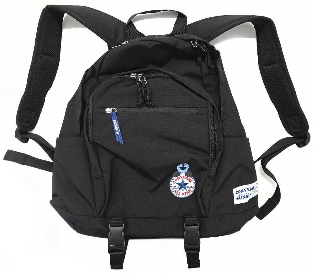 【中古】バッグ スンスン(ブラック) CANVAS BACKPACK(バックパック) 「パペットスンスン×CONVERSE(コンバース)」