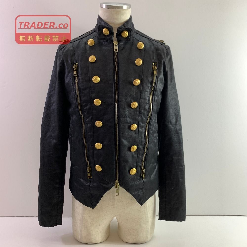 BUFFALO BOBS バッファローボブス ナポレオン ジャケット 金ボタン 04w7247▽※【中古】バッファローボブス BUFFALO BOBS メタルボタン