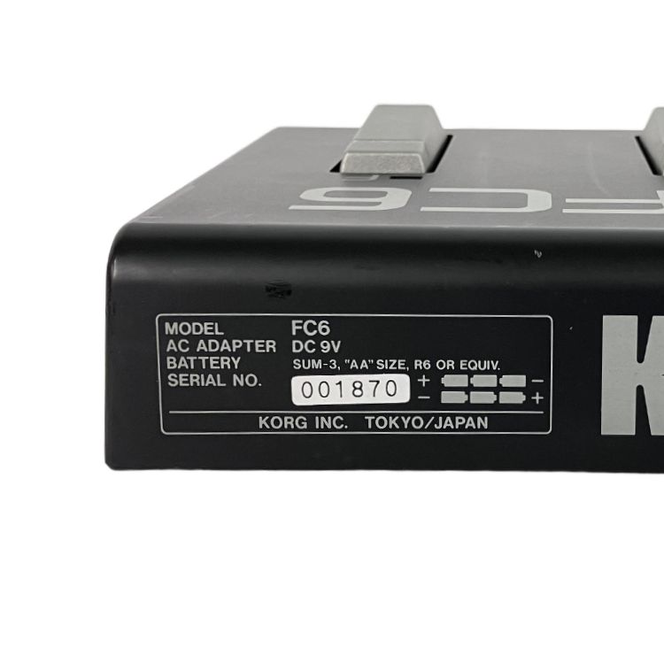 KORG FC6 フットコントローラー フットスイッチ コルグ 音響機材 ジャンク Y11387309