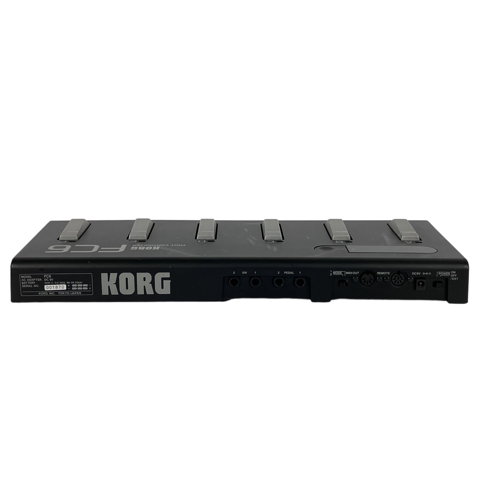 KORG FC6 フットコントローラー フットスイッチ コルグ 音響機材 ジャンク Y11387309