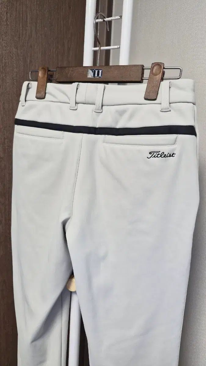 Titleist(남299/76) 裏起毛 冬 ゴルフパンツ アイボリー