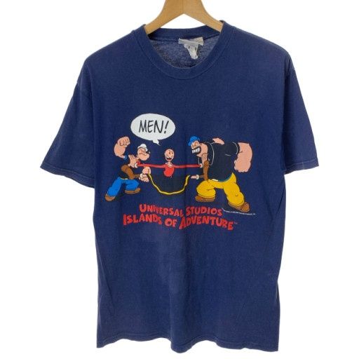 【中古】 UNIVERSAL STUDIOS Tシャツ 90s vintage 90年代 OLD 半袖 トップス クルーネック キャラクター ポパイ USA製 古着 /1953