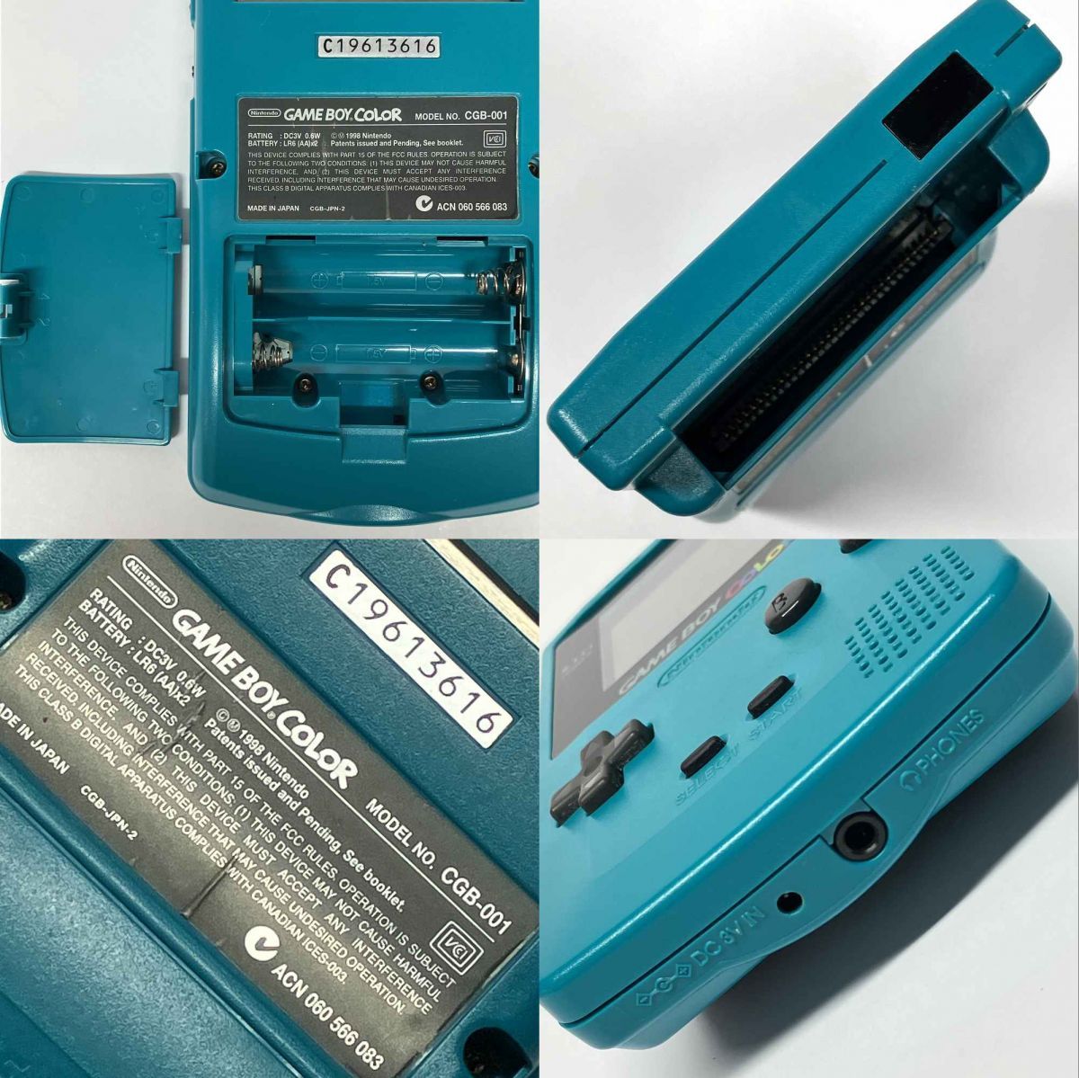 任天堂 ゲームボーイカラー 本体のみ CGB-001 ブルー 【津山店】