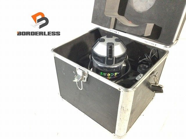 ☆中古品☆Tajima タジマ レーザー墨出器 TSL-T4Y3J101P 追尾センサー 矩十字・横全周 センサー 測量用品127549