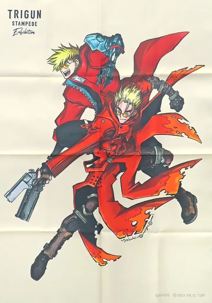 中古】ポスター B2布ポスター スタンピーズ 原作 「TRIGUN STAMPEDE