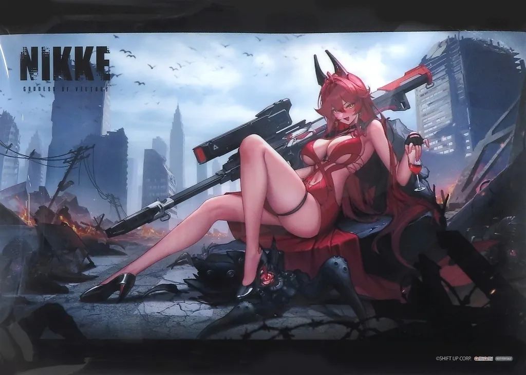 勝利の女神:NIKKE A2クリアポスター レッドフード 中古】クリアポスター A2クリアポスター レッドフード ナンセンス