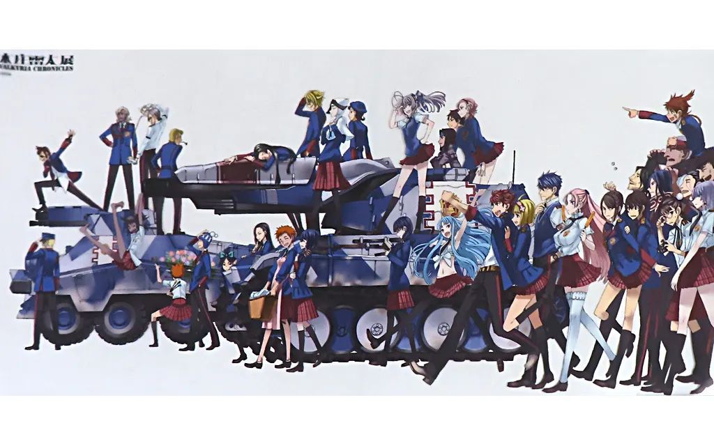 【中古】クリアポスター 集合クリアポスター 戦場のヴァルキュリア2(カラー) 「本庄雷太＆戦場のヴァルキュリア展」