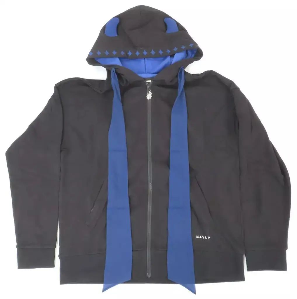 【中古】アウターウェア ルシファー オベイミー! アイコニック フーディ ブラック Mサイズ 「Obey Me!×MAYLA」