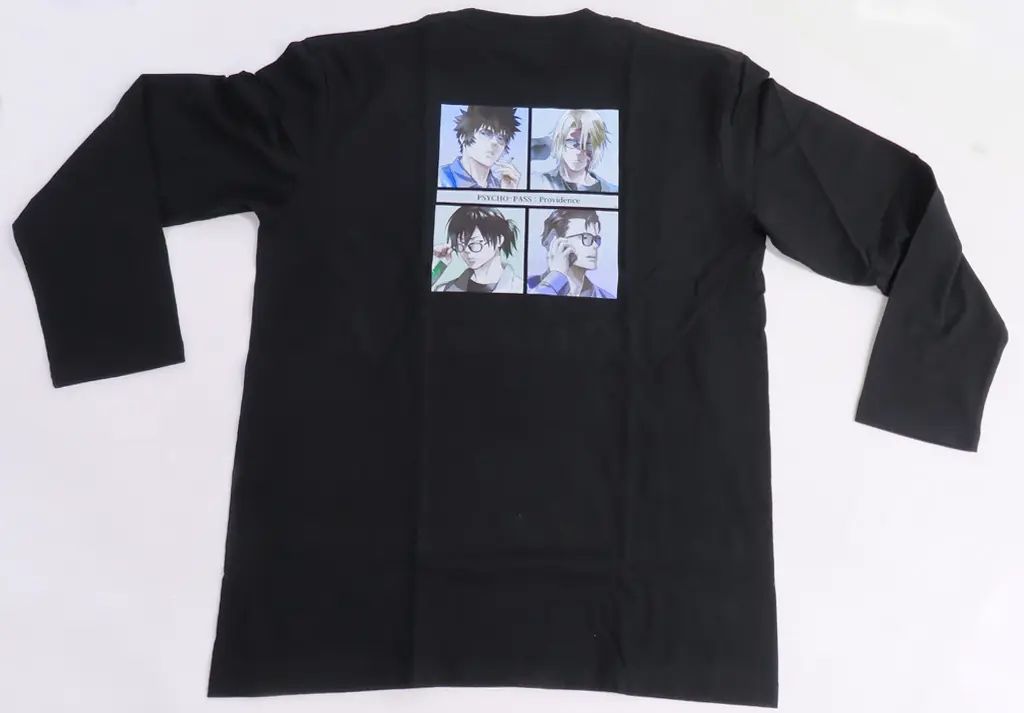【中古】Tシャツ 集合 ロングTシャツ ブラック XLサイズ 「くじメイト 劇場版 PSYCHO-PASS サイコパス PROVIDENCE PALE TONE series color glass ver.」 A賞