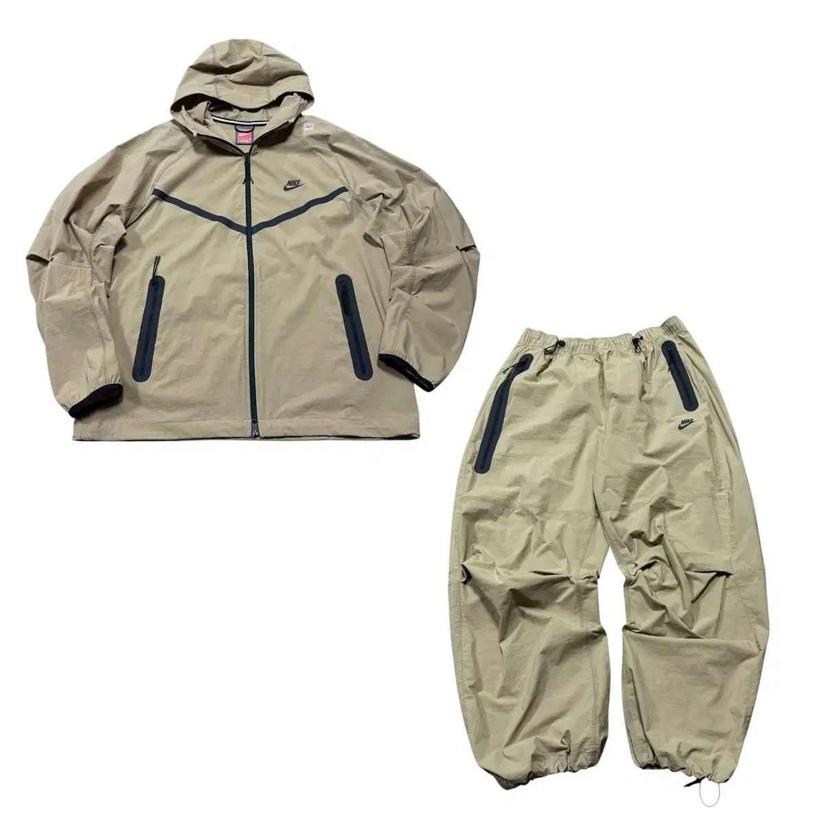(セット) NIKE テックパック フルジップアップ ウーブン ウィンドランナー ウィンドブレーカー