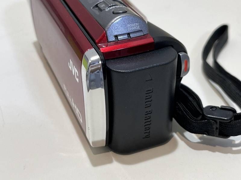 JVC Everio GZ-E600 レッド ハイビジョン ビデオカメラ 13年製 簡易