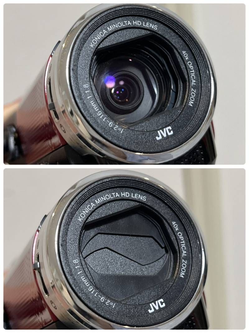 JVC Everio GZ-E600 レッド ハイビジョン ビデオカメラ 13年製 簡易