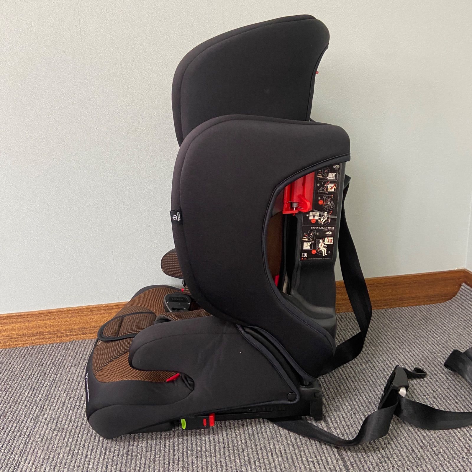 西松屋 スマートエンジェル ISOFIX チャイルドシート ハーネス