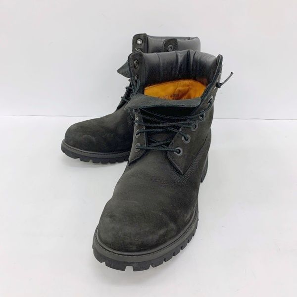 Timberland ティンバーランド 6インチ プレミアム ウォータープルーフ ブーツ シューズ 10073 メンズ 26.5cm ブラック 靴 DF19464■