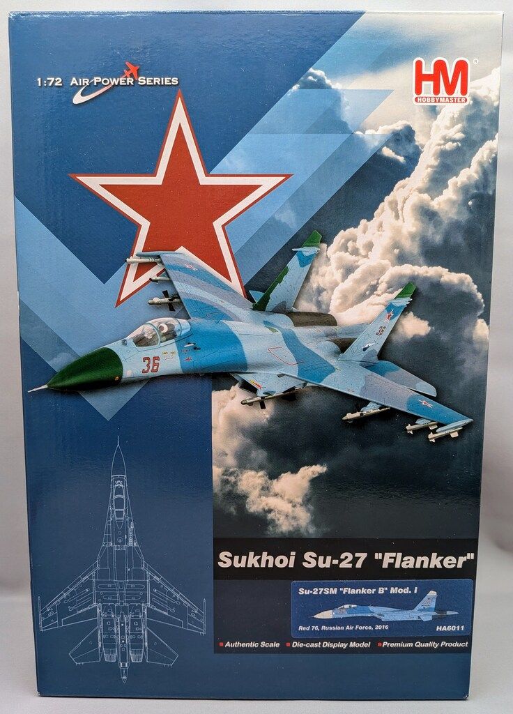 HOBBY MASTER 1/72 Su-27SM フランカーB型 `ロシア航空宇宙軍 2016`