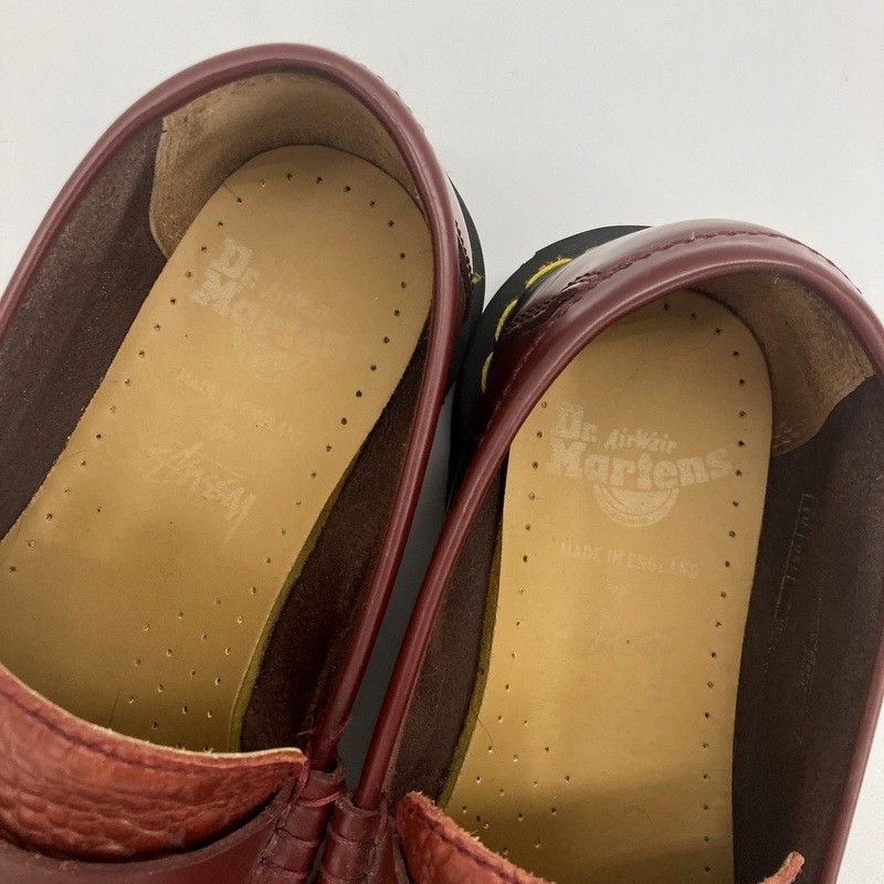 Dr.Martens × stussy ドクターマーチン ステューシー 限定 コラボローファー PENTON ペントン クロコダイル型押しレザー US8 26cm相当 シューズ レザー 革 アメカジ ストリート メンズ レッド 靴 ★SS909 Dr.Martens × stussy ドクターマーチン ステューシー 限定 コラボローファー PENTON ペントン クロコダイル型押しレザー US8 26cm相当 シューズ レザー 革 アメカジ ストリート メンズ レッド 靴 ★SS909